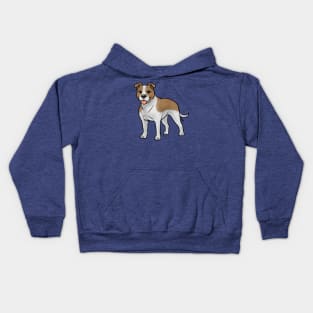 Dog - American Staffordshire Terrier - Natural Tan and White Kids Hoodie